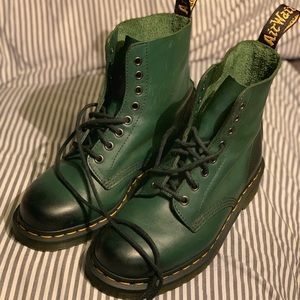 Doc martens green/black pascal boots